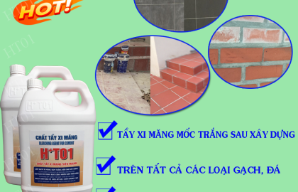 Bộ sản phẩm tẩy rửa chuyên dụng HT01 – Giải pháp toàn diện cho mọi vết bẩn cứng đầu