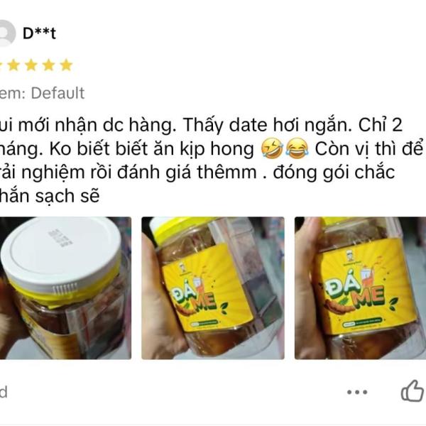 Đá me hạt dẻo, khóm mix hạt đác 1kg nhà làm kèm 2 bịch đậu phộng BaoQuang Food