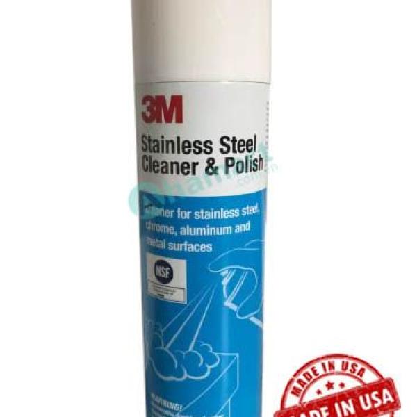 Bình xịt làm sạch và đánh bóng Inox, Chrome, nhôm 3M Stainless Steel Cleaner & Polish 126080-14002