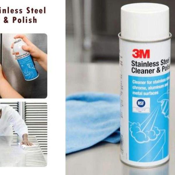 Bình xịt làm sạch và đánh bóng Inox, Chrome, nhôm 3M Stainless Steel Cleaner & Polish 126080-14002