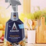 Bình xịt vệ sinh bếp, dầu mỡ, bàn ăn Astonish C6790 hương cam 750ml