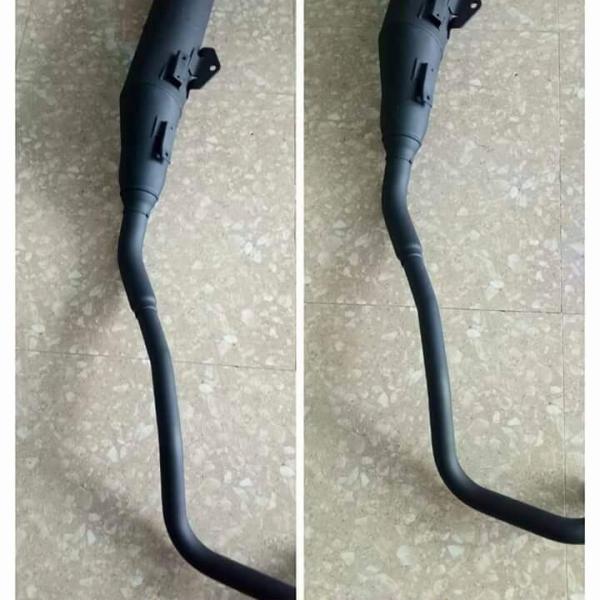 Chai xịt sơn ống pô, lốc máy chịu nhiệt 600°C chống cháy Samurai H2 300ml màu đen nhám