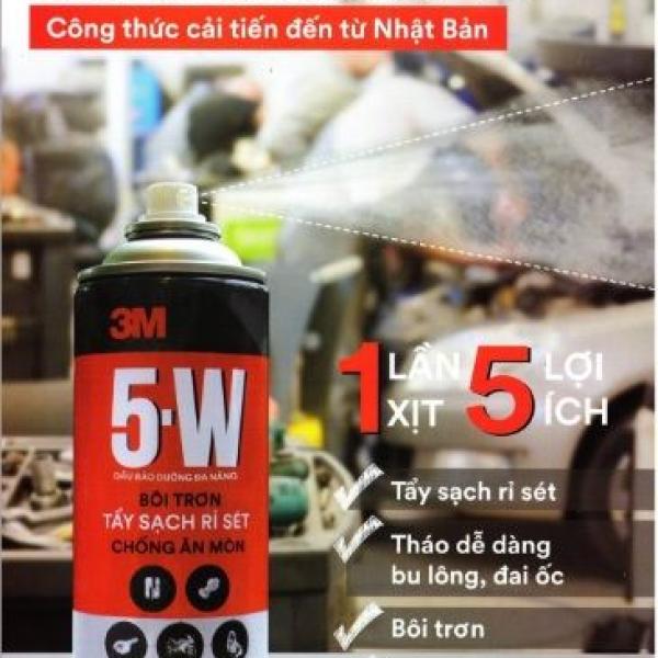 Chai xịt tẩy, chống rỉ sét, bôi trơn chống ăn mòn 3M 5-W (5W) 310g