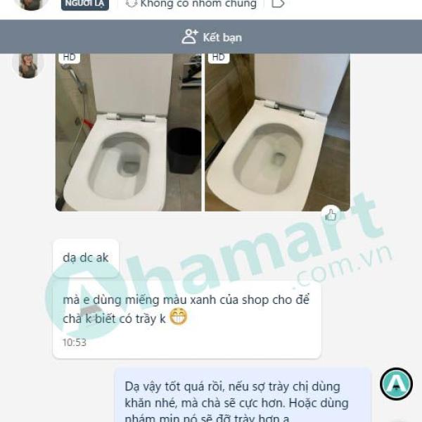 Chất tẩy bồn cầu, men sứ, tẩy cặn canxi vòi sen inox, tẩy cặn đá nhân tạo HT01 500ml