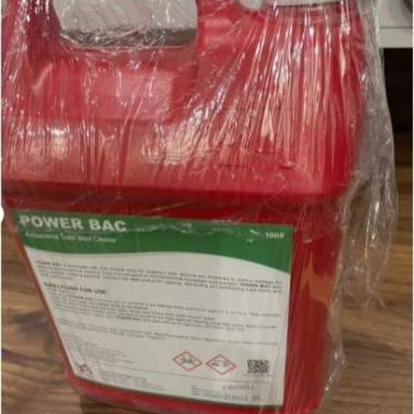 Klenco Power Bac toilet descaling, cleaning and disinfecting solution