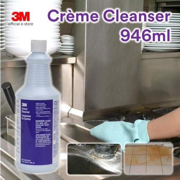 Kem tẩy đa năng, tẩy ố kính, tẩy ten rỉ inox 3M Creme Cleanser Limpiador En Crema 93662 946ml