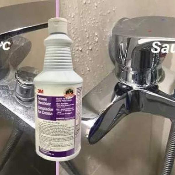 Kem tẩy đa năng, tẩy ố kính, tẩy ten rỉ inox 3M Creme Cleanser Limpiador En Crema 93662 946ml
