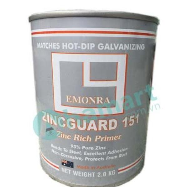 Cold galvanized paint Emonra Zinc Guard ZG151 bright zinc gray