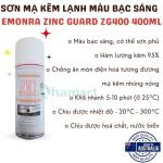 Sơn mạ kẽm lạnh Emonra Zinc Guard ZG400 màu bạc sáng