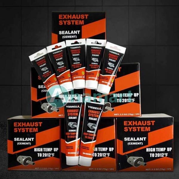 Keo vá pô, trám vết nứt, lủng pô xe, nắp lò, máy móc chịu nhiệt 1100 độ C Visbella 75g